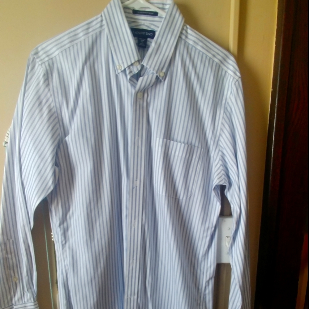 Lands end button down